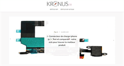 Desktop Screenshot of kronus.fr