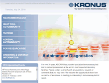 Tablet Screenshot of kronus.com